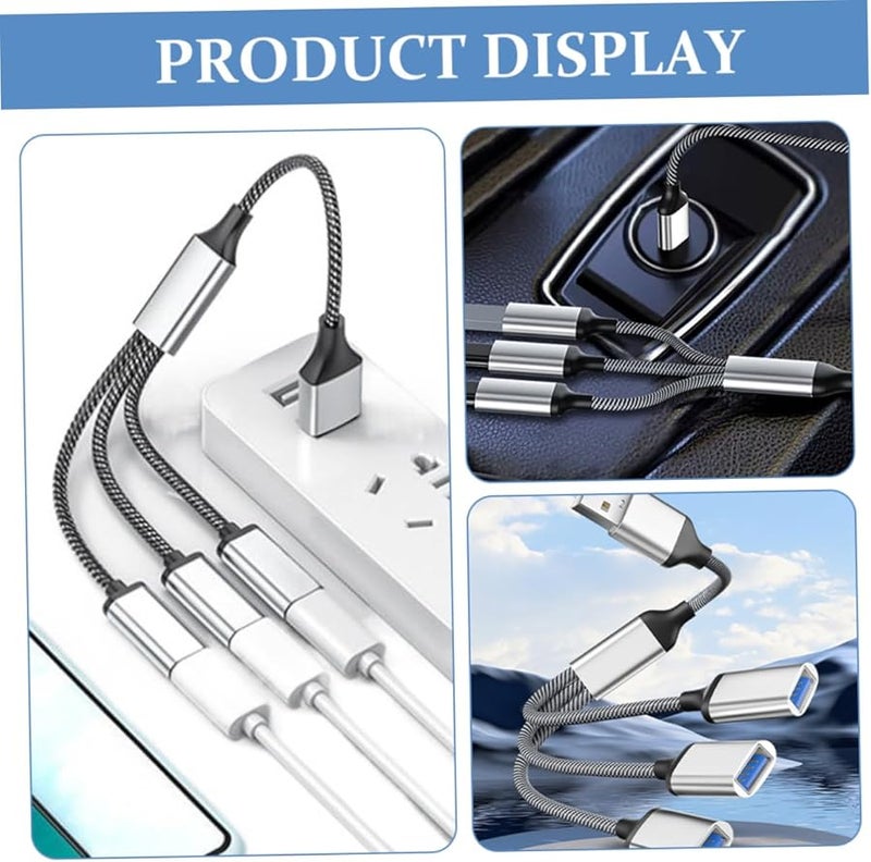 USB 3 0 Hub 4 Port Portable USB Splitter Cable for Computer Laptop Car Data Transfer - Image 4